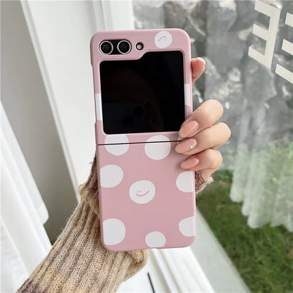 For Samsung Galaxy Z Flip5 5G Case Art Pattern Printing Slim Hard PC Phone Cover