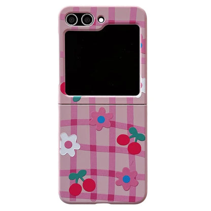 For Samsung Galaxy Z Flip5 5G Case Art Pattern Printing Slim Hard PC Phone Cover