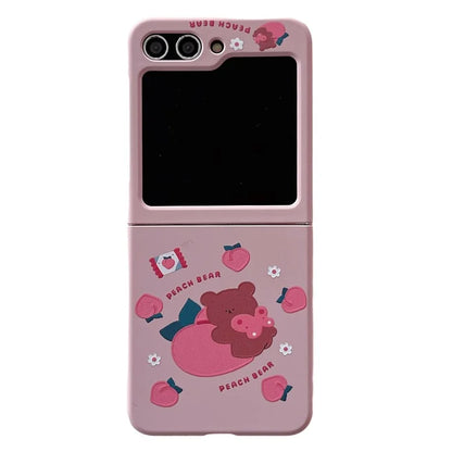 For Samsung Galaxy Z Flip5 5G Case Art Pattern Printing Slim Hard PC Phone Cover