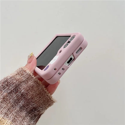 For Samsung Galaxy Z Flip5 5G Case Art Pattern Printing Slim Hard PC Phone Cover