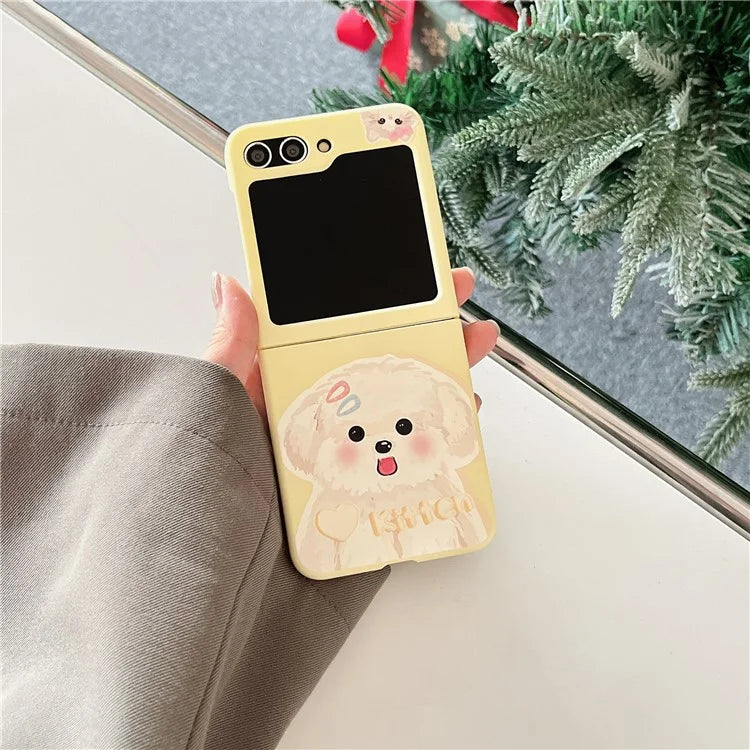 For Samsung Galaxy Z Flip5 5G Case Art Pattern Printing Slim Hard PC Phone Cover