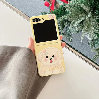 For Samsung Galaxy Z Flip5 5G Case Art Pattern Printing Slim Hard PC Phone Cover