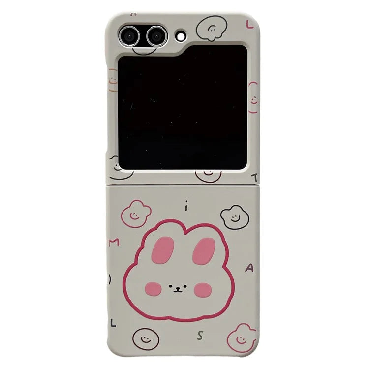 For Samsung Galaxy Z Flip5 5G Case Art Pattern Printing Slim Hard PC Phone Cover