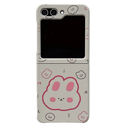 For Samsung Galaxy Z Flip5 5G Case Art Pattern Printing Slim Hard PC Phone Cover