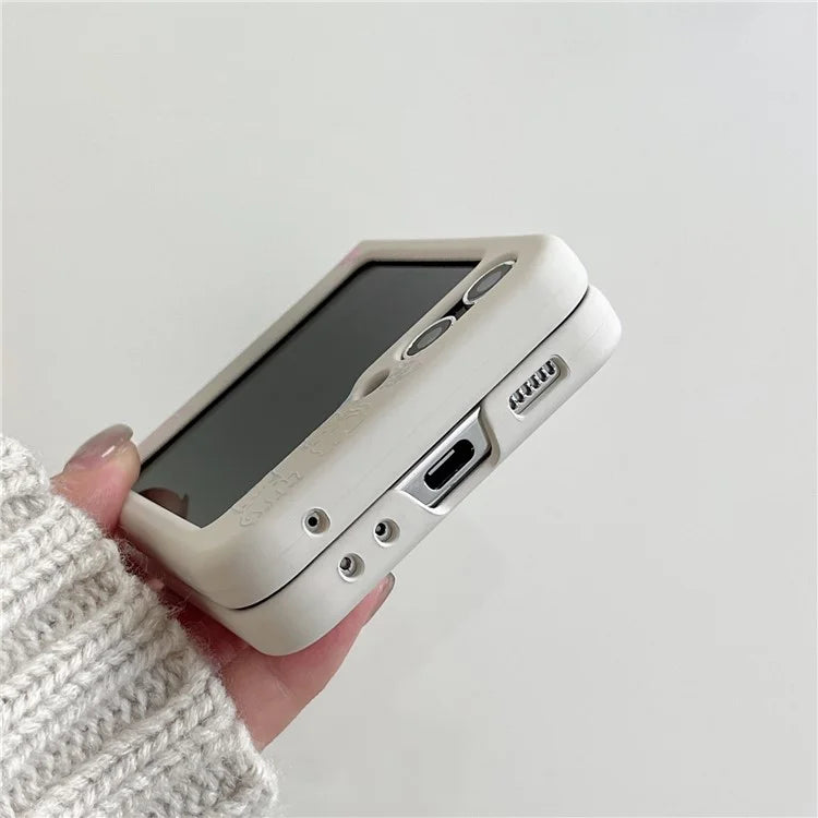 For Samsung Galaxy Z Flip4 5G Slim Case Pattern Printing Hard PC Phone Case