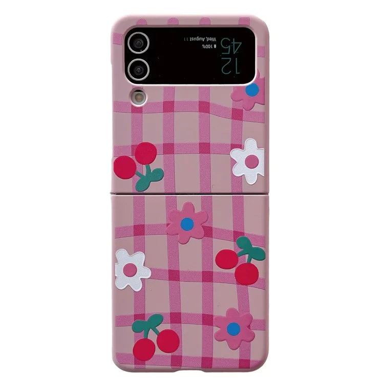 For Samsung Galaxy Z Flip4 5G Slim Case Pattern Printing Hard PC Phone Case
