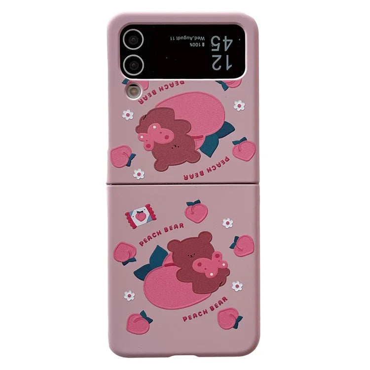 For Samsung Galaxy Z Flip4 5G Slim Case Pattern Printing Hard PC Phone Case