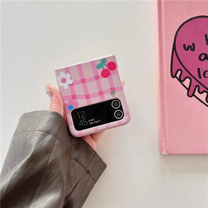 For Samsung Galaxy Z Flip4 5G Slim Case Pattern Printing Hard PC Phone Case