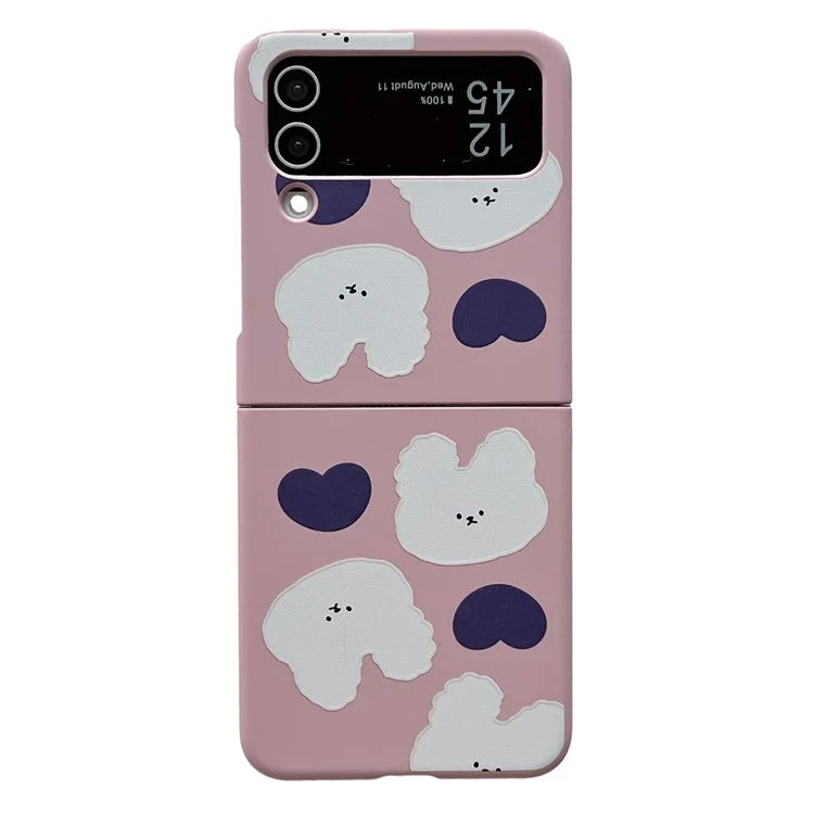 For Samsung Galaxy Z Flip4 5G Slim Case Pattern Printing Hard PC Phone Case