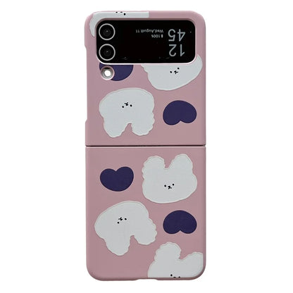 For Samsung Galaxy Z Flip4 5G Slim Case Pattern Printing Hard PC Phone Case