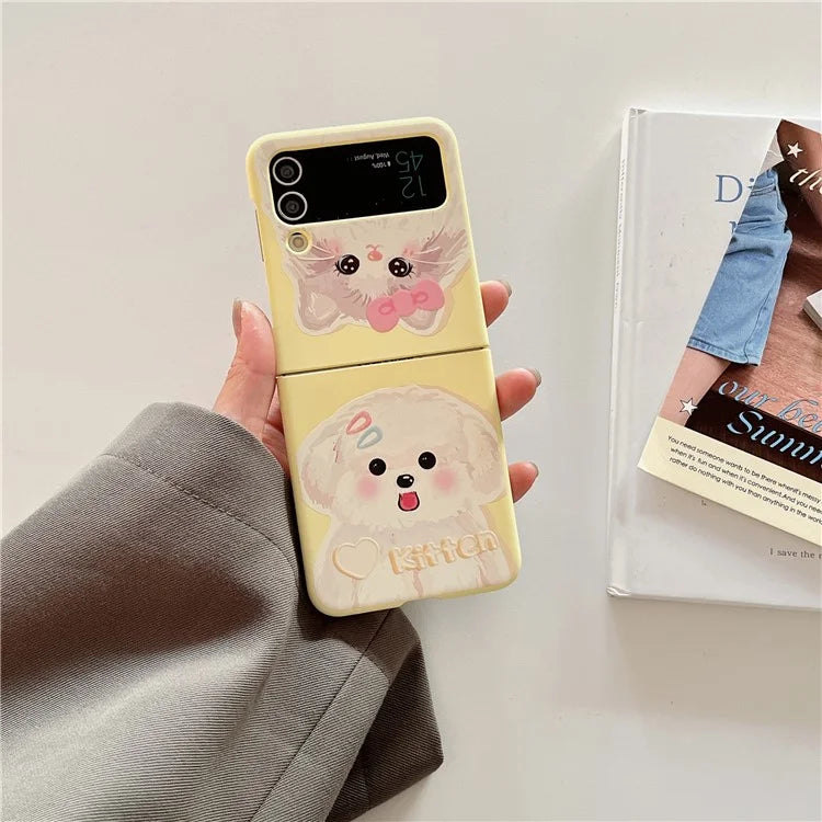 For Samsung Galaxy Z Flip4 5G Slim Case Pattern Printing Hard PC Phone Case