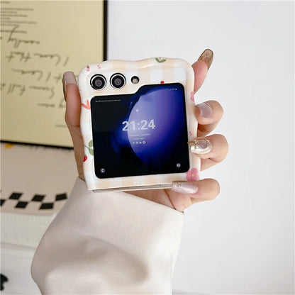 For Samsung Galaxy Z Flip5 5G Cell Phone Case IMD Creative Pattern Hard PC Cover