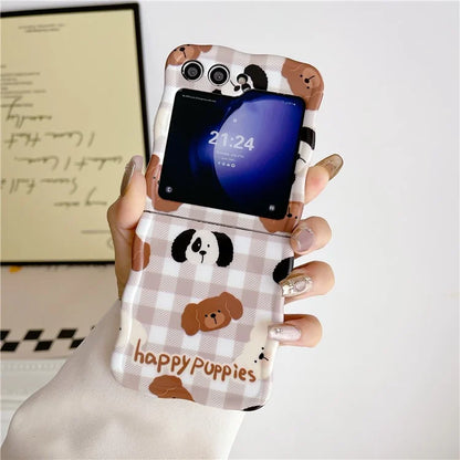 For Samsung Galaxy Z Flip5 5G Cell Phone Case IMD Creative Pattern Hard PC Cover
