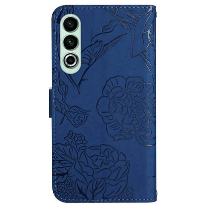 HT03 For OnePlus Nord CE4 5G Leather Case Butterfly Flower Wallet Phone Cover