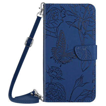 HT03 For OnePlus Nord CE4 5G Case Leather Flip Phone Cover with Shoulder Strap