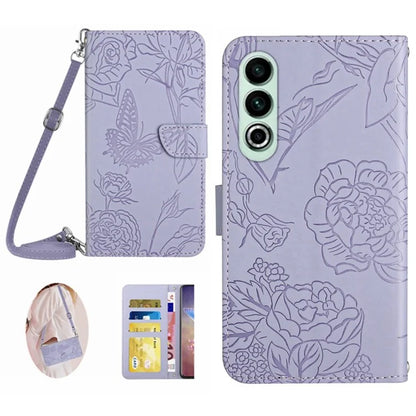 HT03 For OnePlus Nord CE4 5G Case Leather Flip Phone Cover with Shoulder Strap
