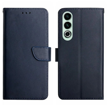 HT02 For OnePlus Nord CE4 5G Case Genuine Cow Leather Stand Phone Cover