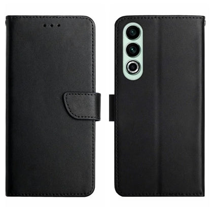 HT02 For OnePlus Nord CE4 5G Case Genuine Cow Leather Stand Phone Cover