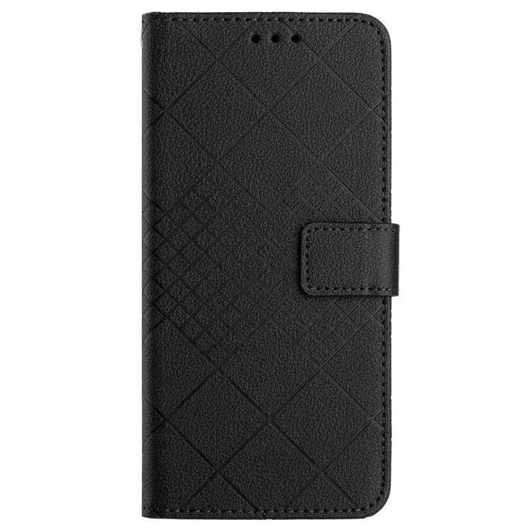 HT06 For OnePlus Nord CE4 5G Wallet Phone Case Rhombus Litchi Texture Leather Cover