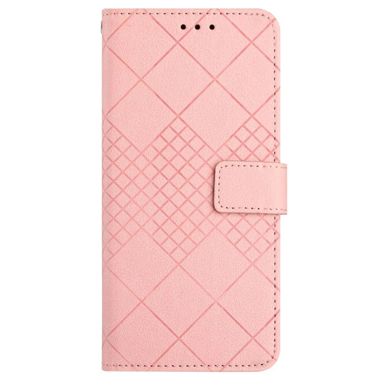 HT06 For OnePlus Nord CE4 5G Wallet Phone Case Rhombus Litchi Texture Leather Cover