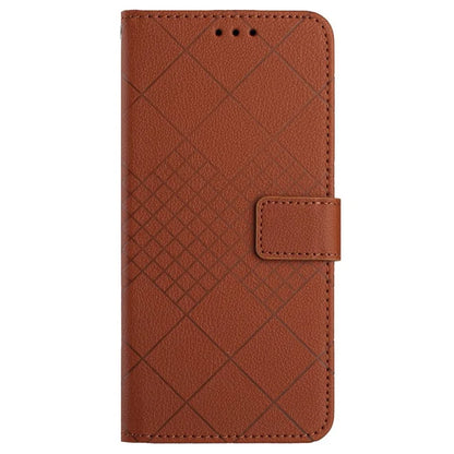HT06 For OnePlus Nord CE4 5G Wallet Phone Case Rhombus Litchi Texture Leather Cover
