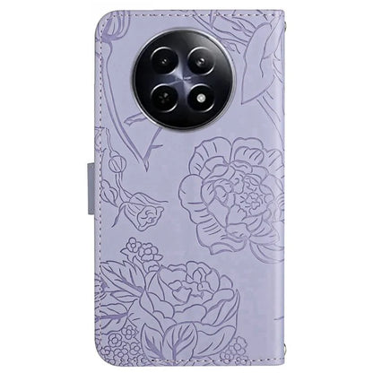HT03 For Realme 12 Case with Wrist Strap Leather Flip Stand Phone Cover