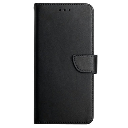 HT02 For Realme 12 Phone Cover Genuine Cow Leather Wallet Case Protective Cover