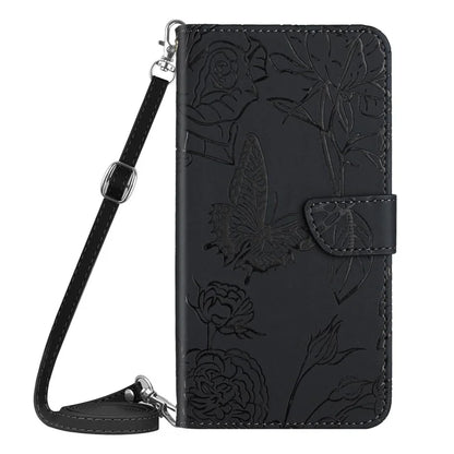 HT03 For Realme 12 Cover Skin-touch Leather Phone Case with Shoulder Strap