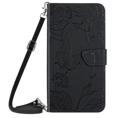 HT03 For Motorola Moto G Stylus 5G (2024) Case Leather Phone Protector with Shoulder Strap