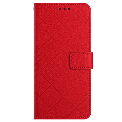HT06 For Motorola Moto G Stylus 5G (2024) PU Leather Case Wallet Rhombus Flip Phone Cover