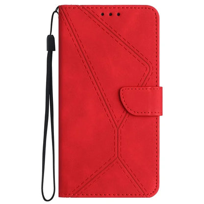 HT05 For Motorola Moto G Stylus 5G (2024) Case Phone Cover PU Leather Stand Embossing Process