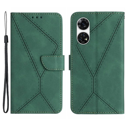 HT05 For ZTE Anshin Family A303ZT Case Lins Imprinted Leather Card Slots Phone Cover