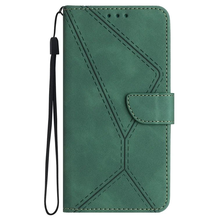 HT05 For ZTE Anshin Family A303ZT Case Lins Imprinted Leather Card Slots Phone Cover