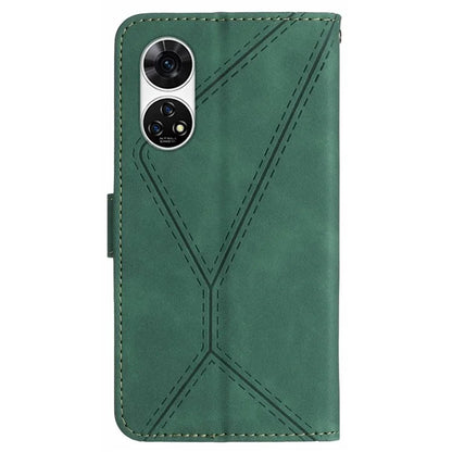 HT05 For ZTE Anshin Family A303ZT Case Lins Imprinted Leather Card Slots Phone Cover