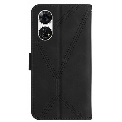 HT05 For ZTE Anshin Family A303ZT Case Lins Imprinted Leather Card Slots Phone Cover
