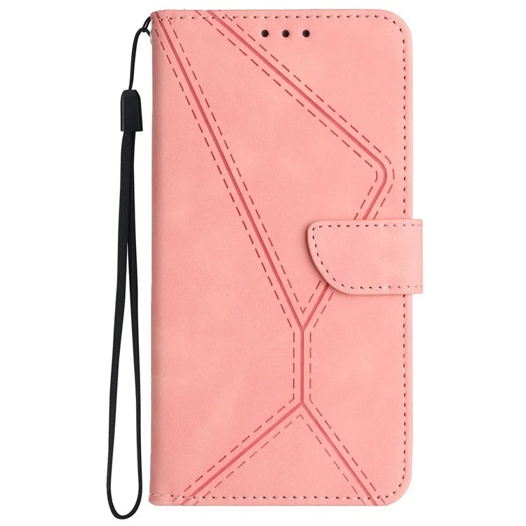 HT05 For ZTE Anshin Family A303ZT Case Lins Imprinted Leather Card Slots Phone Cover