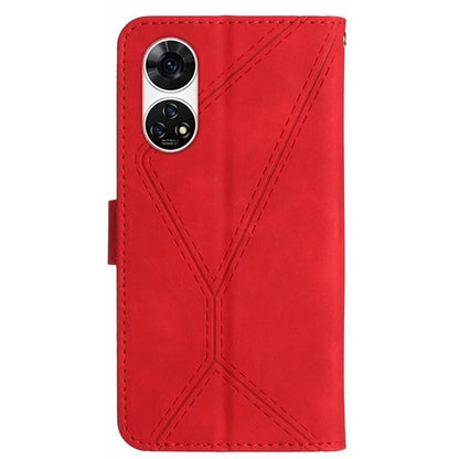 HT05 For ZTE Anshin Family A303ZT Case Lins Imprinted Leather Card Slots Phone Cover