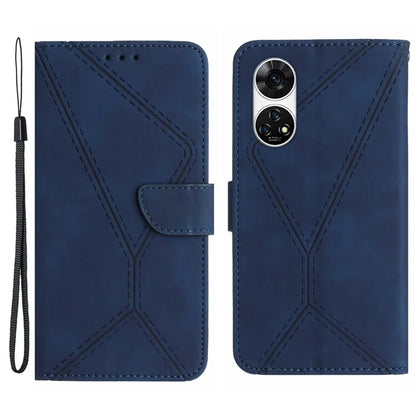 HT05 For ZTE Anshin Family A303ZT Case Lins Imprinted Leather Card Slots Phone Cover
