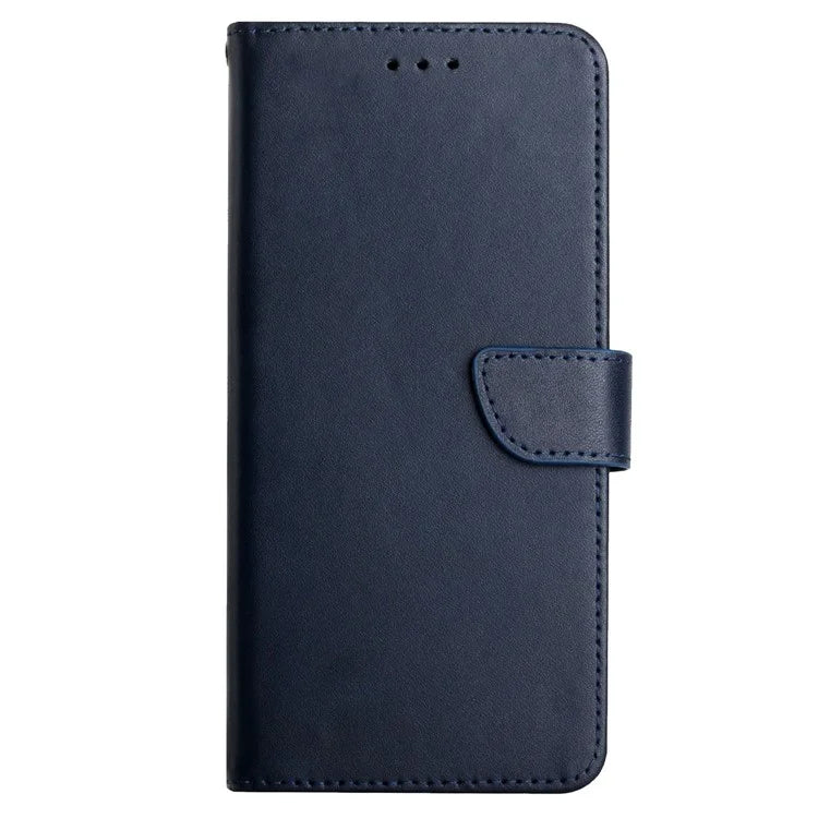 HT02 For ZTE Anshin Family A303ZT Case Stand Genuine Cow Leather+TPU Shockproof Phone Cover