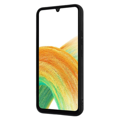 For Samsung Galaxy M15 5G Case Matte Soft TPU Back Phone Cover with Ring Holder Kickstand