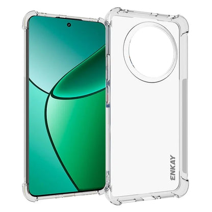 ENKAY HAT PRINCE For Realme 12+ 5G Clear TPU Case Drop-proof Phone Cover Reinforced Corner