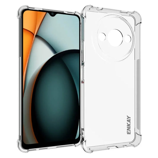 ENKAY HAT PRINCE For Xiaomi Redmi A3 TPU Case Anti-slip Drop-proof Transparent Phone Cover