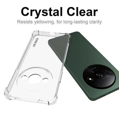 ENKAY HAT PRINCE For Xiaomi Redmi A3 TPU Case Anti-slip Drop-proof Transparent Phone Cover