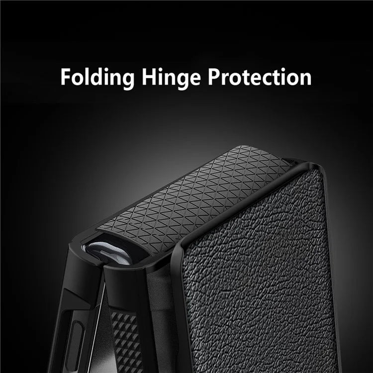 For Samsung Galaxy Z Flip5 5G Case Anti-Drop PC Phone Cover with Card Holder