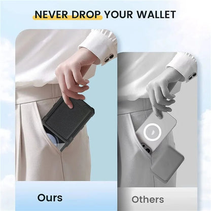 For Samsung Galaxy Z Flip5 5G Case Anti-Drop PC Phone Cover with Card Holder