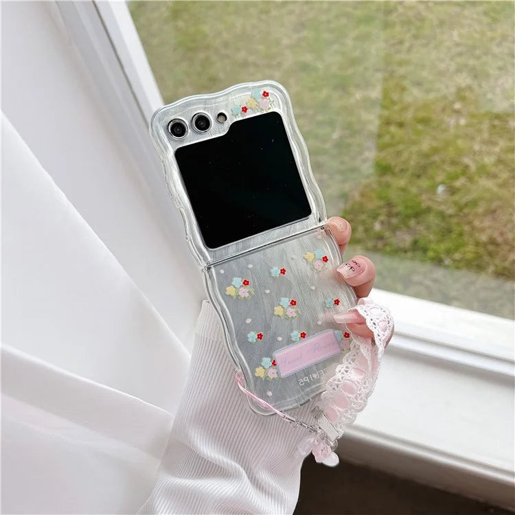 For Samsung Galaxy Z Flip5 5G Case Creative Pattern Printing TPU Back Phone Cover