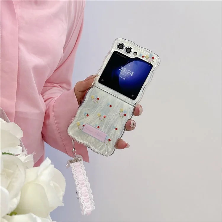 For Samsung Galaxy Z Flip5 5G Case Creative Pattern Printing TPU Back Phone Cover