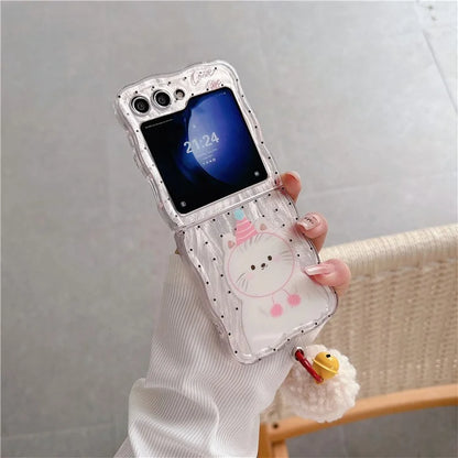 For Samsung Galaxy Z Flip5 5G Case Creative Pattern Printing TPU Back Phone Cover