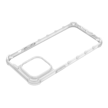 For iPhone 15 Pro Case Stripe Pattern PC+TPU Dual Layer Shockproof Phone Cover