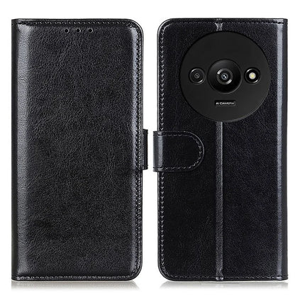 For Xiaomi Redmi A3 Case Crazy Horse Texture Horizontal Flip Leather Phone Cover